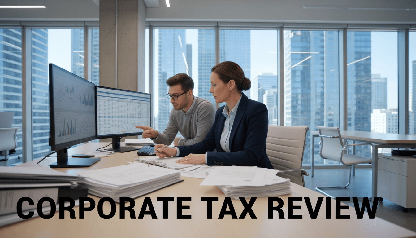 Corporate tax return services
